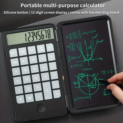 Calculadora LCD com Bloco de Notas ✏️