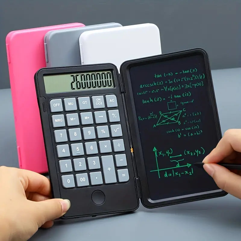 Calculadora LCD com Bloco de Notas ✏️
