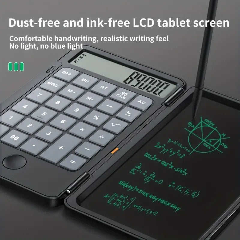 Calculadora LCD com Bloco de Notas ✏️
