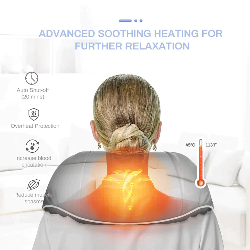 Massajador Shiatsu Multiuso 👐💆♂️