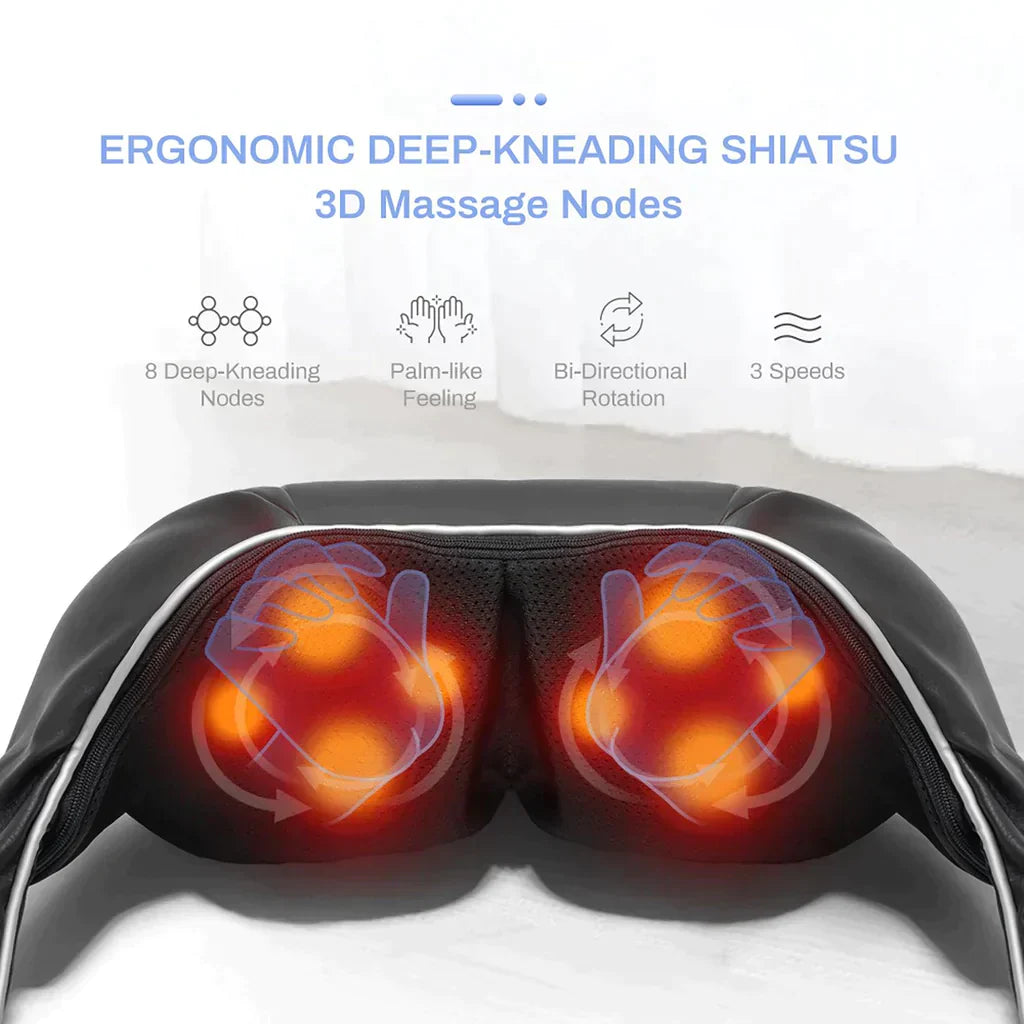 Massajador Shiatsu Multiuso 👐💆♂️
