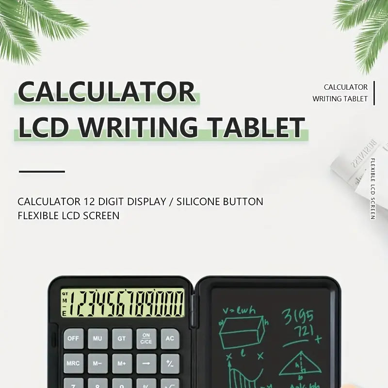 Calculadora LCD com Bloco de Notas ✏️